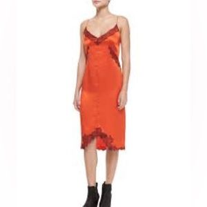 Rag & Bone izabella silk slip dress